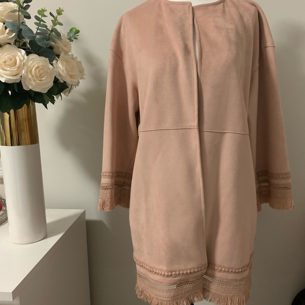 Pink suede Jacket